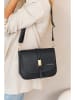 Lia Biassoni Leder-Umhängetasche  in Schwarz - (B)24 x (H)18 x (T)8 cm