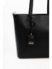 Lia Biassoni Leder-Schultertasche in Schwarz - (B)34 x (H)29 x (T)12 cm