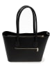 Lia Biassoni Leder-Schultertasche in Schwarz - (B)34 x (H)29 x (T)12 cm