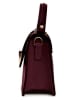 Lia Biassoni Leren handtas "Archiano" bordeaux - (B)25 x (H)16 x (D)8 cm