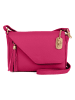 Anna Morellini Leder-Umhängetasche " Lola" in Pink - (B)24 x (H)18 x (T)6 cm