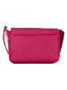 Anna Morellini Leren schoudertas " Lola" roze - (B)24 x (H)18 x (D)6 cm