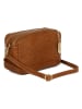 Anna Morellini Leder-Umhängetasche " Donatella" in Hellbraun - (B)25 x (H)16 x (T)9 cm