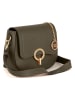 Mia Tomazzi Leder-Umhängetasche " Carracci" in Oliv - (B)23 x (H)18 x (T)7,5 cm