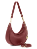 Mia Tomazzi Leder-Schultertasche " Carabelli" in Rot - (B)25 x (H)14 x (T)8 cm