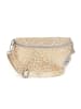 Anna Morellini Leder-Brustbeutel "Romola" in Gold/ Weiß - (B)25 x (H)14 x (T)1 cm