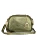 Mia Tomazzi Leder-Umhängetasche "Gradisca" in Oliv - (B)22,5 x (H)16 x (T)7 cm