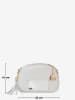 Mia Tomazzi Leren schoudertas "Gradisca" wit - (B)22,5 x (H)16 x (D)7 cm
