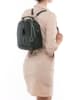 Lia Biassoni Leder-Rucksack "Cerboli" in Grün - (B)23 x (H)27 x (T)10 cm
