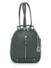 Lia Biassoni Leder-Rucksack "Cerboli" in Grün - (B)23 x (H)27 x (T)10 cm
