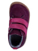 Richter Shoes Leder-Barfußschuhe "Samy" in Lila/ Pink