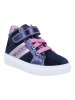 Richter Shoes Leder-Sneakers "Alessa" in Dunkelblau/ Rosa