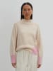 Someday Sweter "Tomie" w kolorze beżowo-jasnoróżowym