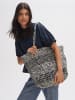 OPUS Strandtasche in Anthrazit/ Beige