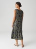 OPUS Kleid in Khaki/ Dunkelblau