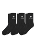 erima 3er-Set: Sportsocken in Schwarz