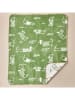 BELLA MAISON Babydeken "Sausage Dog" groen/wit - (L)120 x (B)100 cm