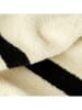BELLA MAISON Handdoek "Ella" crème/zwart - (L)90 x (B)50 cm