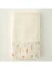 BELLA MAISON Handdoek "Floris" crème - (L)90 x (B)50 cm