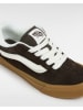 Vans Leder-Sneakers "Knu Skool" in Schwarz