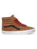 Vans Leder-Sneakers "SK8 Hi" in Hellbraun