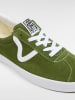 Vans Skórzane sneakersy "Sport Low" w kolorze zielonym