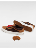Vans Leder-Sneakers in Schwarz/ Hellbraun