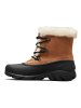 Sorel Leder-Winterboots "Snow Angel" in Hellbraun