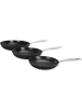 Laguiole 3er-Set: Bratpfannen in Schwarz