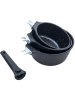 Laguiole 4-delige steelpannenset "Alizée" zwart