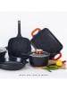 Laguiole Grillpan "Alizée" zwart/oranje - (L)45,5 x (B)28 cm