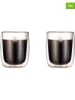 Laguiole 2-delige set: koffiebekers transparant - 250 ml