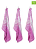 Laguiole 3er-Set: Geschirrtücher "Collection Miel" in Lila - (L)70 x (B)50 cm