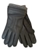 Kaiser Naturfellprodukte Leder-Fingerhandschuhe in Schwarz