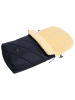 Kaiser Naturfellprodukte Voetenzak met lamsvacht "Polar" donkerblauw - (L)85 x (B)43 cm