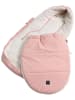 Kaiser Naturfellprodukte Voetenzak voor babyzitje "Hoody 2.0" lichtroze - (L)80 x (B)40 cm