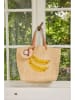 Rice Shopper crème/geel - (B)33 x (H)33 x (D)18 cm