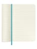 Moleskine Liniertes Notizbuch in Türkis - (B)9 x (H)14 cm