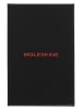 Moleskine Blanko Notizbuch ''Holiday'' in Schwarz/ Rot - (B)6,5 x (H)10,5 cm