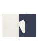 Moleskine 2er-Set: Linierte Notizbücher in Khaki/ Dunkelblau - (B)19 x (H)25 cm
