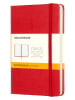Moleskine Liniertes Notizbuch in Rot - (B)9 x (H)14 cm