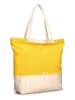 Zwei Shopper "Fiorella FI200" in Gelb/ Creme - (B)44 x (H)38 x (T)19 cm