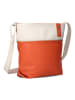 Zwei Umhängetasche in Orange/ Creme - (B)29 x (H)27 x (T)8 cm