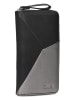 Zwei Geldbörse in Schwarz/ Silber - (B)11 x (H)20 x (T)3 cm