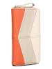 Zwei Geldbörse in Beige/ Orange - (B)11 x (H)20 x (T)3 cm
