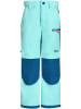 Peek U Afritstrekkingbroek "Terra" turquoise/donkerblauw