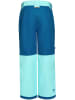 Peek U Afritstrekkingbroek "Terra" turquoise/donkerblauw