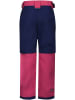Peek U Afritstrekkingbroek "Terra" roze/donkerblauw