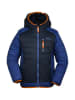 Peek U Ganzjahres-Steppjacke "Caspian"  in Blau/ Dunkelblau/ Orange