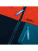 Peek U Fleecejacke "Wave" in Orange/ Dunkelblau